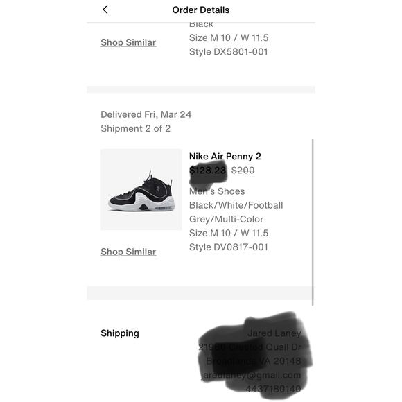 Nike Air Penny 2 “Black Patent” – Men’s 10 – New in Box – Retro Hoops Classic - Picture 6 of 6